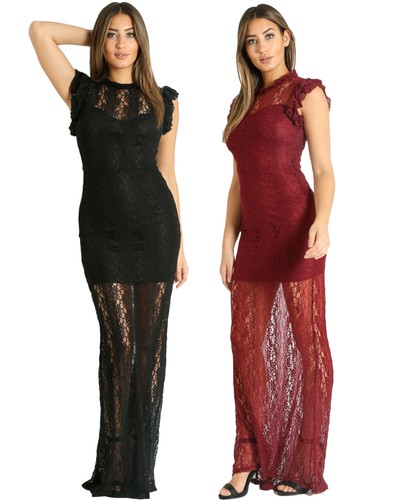 Maxi vestito donna aderente