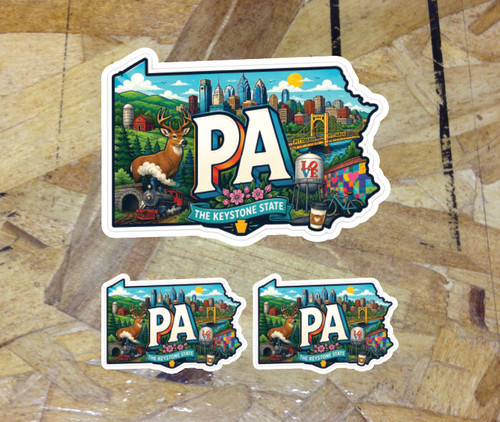 Adesivo pennsylvania - pa,