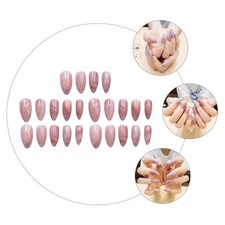 Unghie finte in marmo 24 pezzi