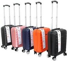 Valigia leggera 4 ruote guscio rigido PC EasyJet borsa cabina sottosella 45x36x20