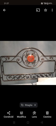 Letto ottone brunito - in,
