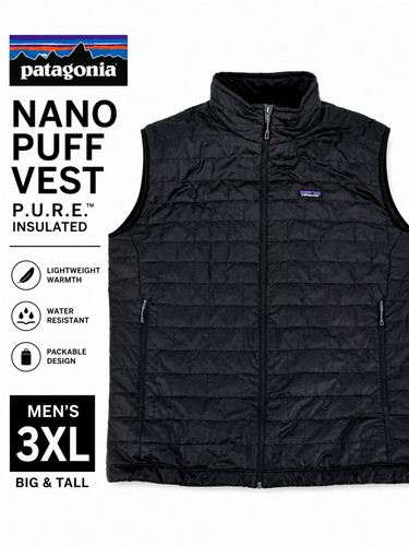 Patagonia vest mens 3xl black - 3xl,
