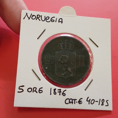 Norvegia moneta ore 1876 - moneta, 5