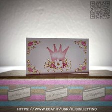 10 BIGLIETTINI BOMBONIERE -