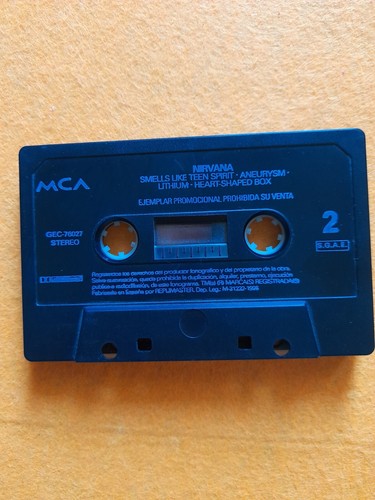 Nirvana spanish cassette promo - spanish,