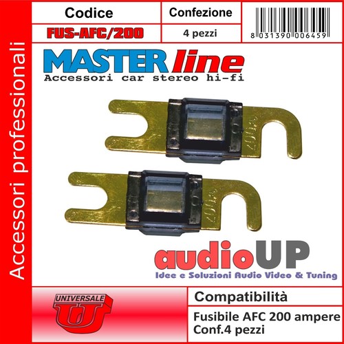 Fusibile lamellare afc 200a - fusibile,