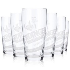 6 bicchieri birra Erdinger Weissbräu Willibecher 0,25 l tazza "tradizione" 