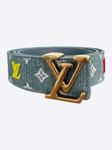 Cintura louis vuitton - vuitton, blu