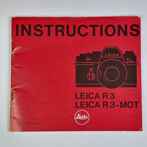 Leica r3 mot - r3, camera