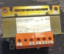 TRASFORMATORE LAMELLARE PRIMARIO 0/220/380 SECONDARIO 0/55/110 150VA