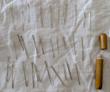 LOTTO AGO AGHI CUCITO PORTA AGHI LEGNO VINTAGE!!!