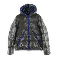 DUVETICA 11A DIONISIO piumino bicolore kaki usato 5c3c25454b6d3731d7b01d7b823