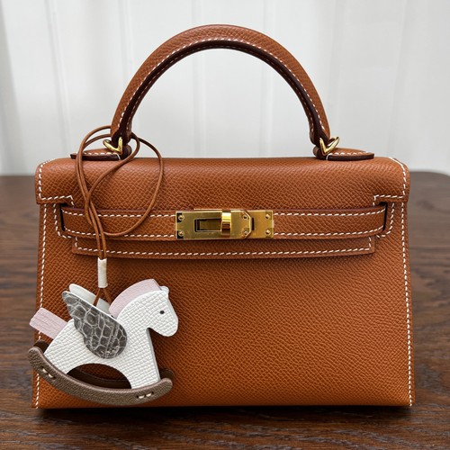 Borsa charm vera pelle - charm, cavallo