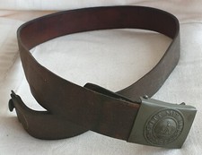 CINTURONE TEDESCO WW1 1915 PRUSSIA FIBBIA CON PATTINA
