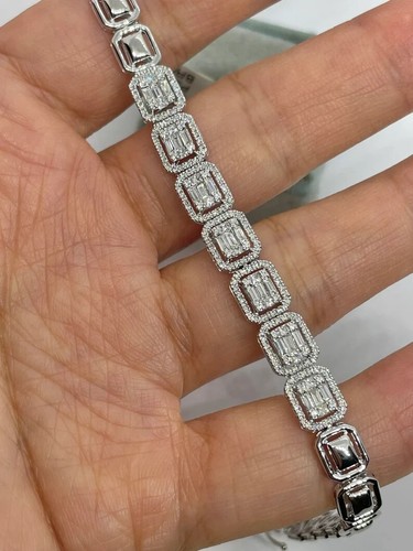 Bracciale tennis moissanite - bracciale,