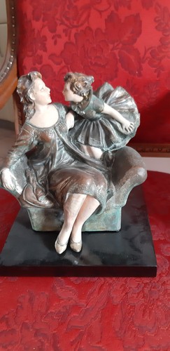 Statua scultura deco ceramica - deco',