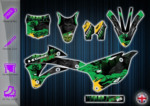 Adesivi kawasaki kx85 - kawasaki,