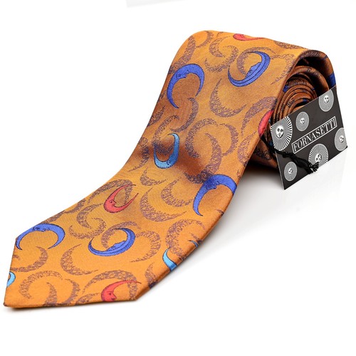 Cravatta fornasetti arancione - fornasetti,