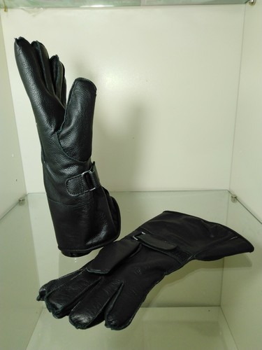Guanti moto pelle lunghi - guanti,