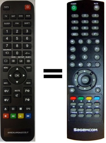 Telecomando gia programmato - telecomando, gia'