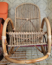 SEDIA A DONDOLO IN GIUNCO