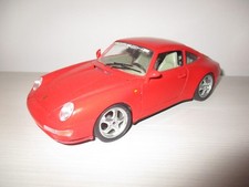 PORSCHE CARRERA 911 1993 ROSSO BURAGO SCALA 1:18 NO BOX