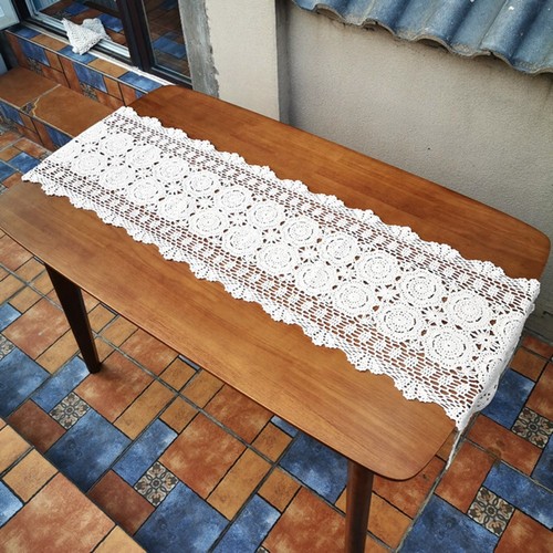 Tovaglia cotone 40x70 - cotone, beige