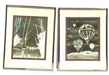 Coppia Palloncini Vintage 3D