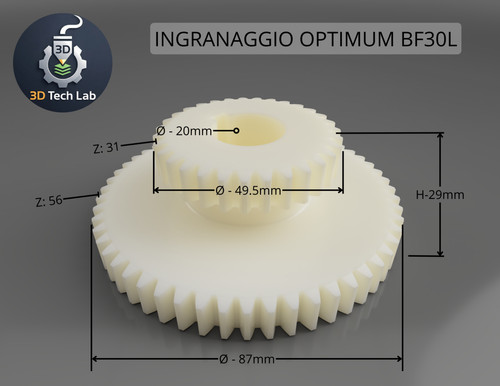 Ingranaggio optimum bf30l - optimum,