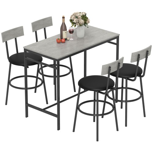 Homcom set tavolo bar con - set,