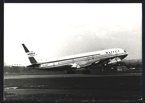 Fotografia aereo boeing 707 - fotografia,