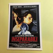 INSEPARABILI -FILM CARTOLINA CIAK 1988 MINI LOCANDINA, POSTER, MANIFESTO