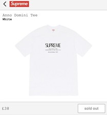 T-shirt bianca Supreme Anno