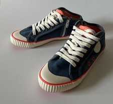 Scarpe sneakers alte denim donna 38