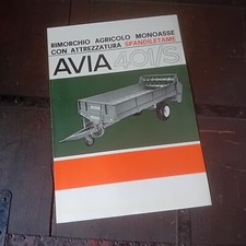 AVIA RIMORCHIO AGRICOLO SPANDILETAME pubblicitario vendita originale dell'epoca