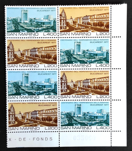 Francobolli san marino 1977 - marino,