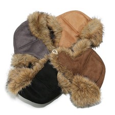 Uomo Pelliccia Finta Camoscio