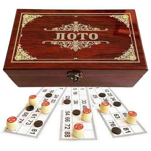 Lotto russo lotto bingo gioco
