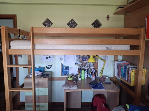 Letto bambino ragazzo soppalco - bambino/ragazzo,