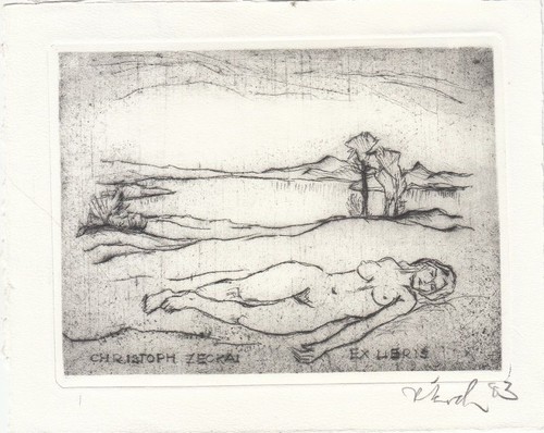 Exlibris acquaforte rudolf - exlibris, ex