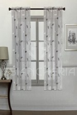 Coppia Tende MILDRED Ricamate