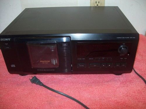 Sony cdp cx53 mega storage - mega,
