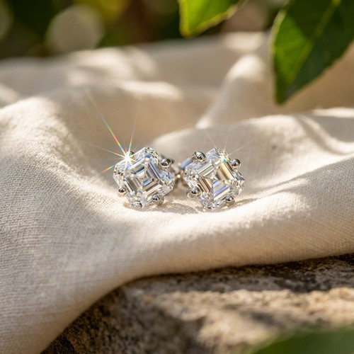 Orecchini punto luce - 18k, con