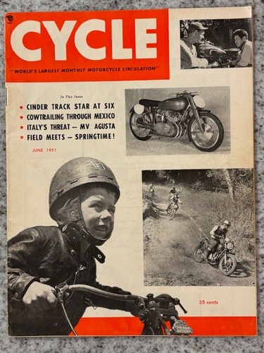 Cycle magazine june 1951 - cycle,