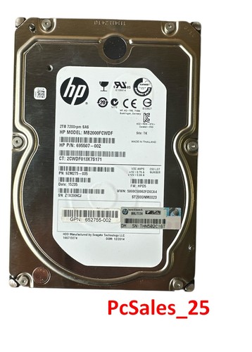 Mb2000fcwdf 695507 002 2tb - hp,