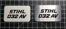 Targa distintivo Stihl 032 AV