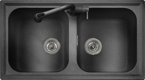 Lavello cucina vasche bianco - 2,