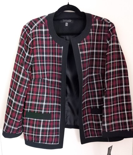 Blazer quadri giacca rossa - blazer, a