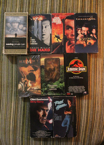 Action hollywood vhs - action, lot