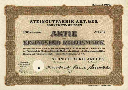 Steingutfabrik 1940 - steingutfabrik,